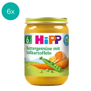 6x HiPP Buttered Vegetables with Sweet Potatoes