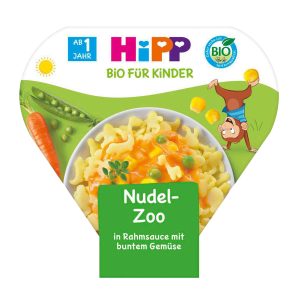 HiPP Children's Plate Pasta Zoo in Cream Sauce