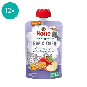 12x Holle Organic fruit puree Tropic Tiger