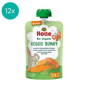 12x Holle Organic vegetable puree Veggie Bunny